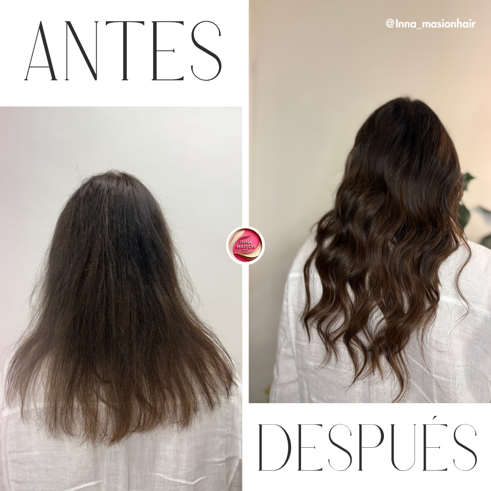 Extensiones cabello tejido clip pack con 5 piezas (50-55cm)