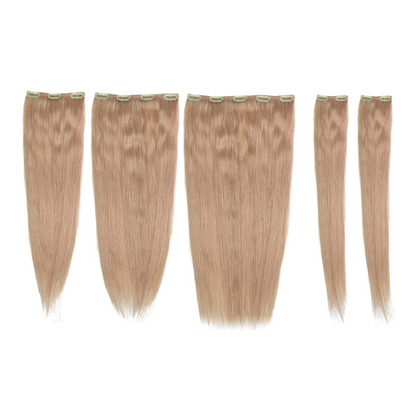 Extensiones cabello tejido clip pack con 5 piezas (50-55cm)