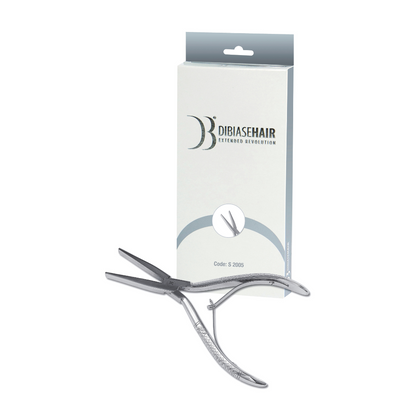 Tenacilla aplicación extensión adhesivo